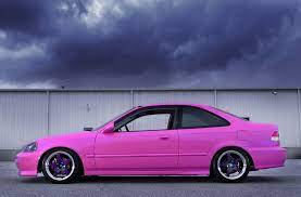 Girly Cars Pink Cars Every Women Will Love 2000 Honda Civic Honda Civic Coupe Girly Car