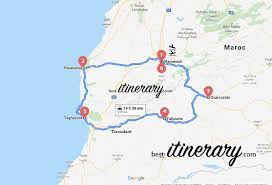 Itineraire De 2 Semaines Au Maroc Entre Ocean Et Desert Maroc Ouarzazate Itineraire