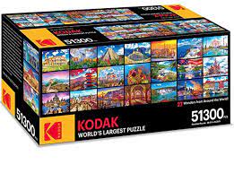 The immense feat took 180 hours and 19 minutes, with numerous more hours required to move the jigsaw about which. Kodak Selling World S Largest Puzzle With 51 300 Pieces The Independent The Independent