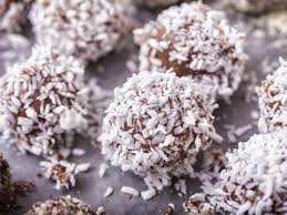 Boulettes Chocolat Noix De Coco Recette Recettes De Cuisine Chocolat Brut Noix De Coco