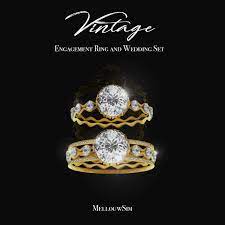Vintage Engagement Wedding Ring Vip Ts4 Patreon Vip Engagement Ring 2x Sw Wedding Rings Engagement Vintage Engagement Wedding Rings Engagement Rings