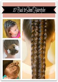 Whether you choose to go with a braided look or you want something as simple as a high ponytail, you can choose a variety of hairstyles for your little one. 10 Back To School Hairstyles Hair Styles Easy Hairstyles Diy Hairstyles