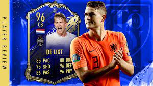 Join the discussion or compare with others! Fifa 20 Toty De Ligt Review Is He Worth It 96 Team Of The Year Matthijs De Ligt Player Review Youtube