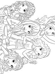 For pictures of these characters, see the gallery of characters. Lego Friends Coloring Pages Free Printable Lego Friends Coloring Pages