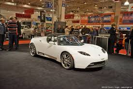 We all know tesla's are quick, but the tesla roadster will be first car elon musk's built that looks as fast as it goes. 2009 Brabus Tesla Roadster Brabus Supercars Net