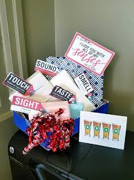 Birthday Gift Basket Ideas For Husband 5 Senses Gift Basket For My Husband S Birthday Husband Birthday 5 Sense Gift Five Senses Gift