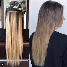 Experience The Smart Tabs Tape In Hair Extensions By The Hair Shop This Beautiful Application Is Featured By Bribran Tape In Hair Extensions Hair Hair Styles