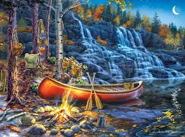 The snow and water portions were challenging but lots of fun, would recommend it to others. Buffalo Games Darrell Bush Waterfall Night 1000 Piece Jigsaw Puzzle Buy Online In Qatar At Qatar Desertcart Com Productid 152739598