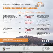 Jun 24, 2021 · tras presentar el semáforo epidemiológico en nuevo león, la autoridad anunció que el aforo en establecimientos subirá al 70 por ciento, mientras se extendieron los horarios para llegar a las 24 horas de operaciones en lugares de esparcimiento. Te Compartimos El Secretaria De Salud De Nuevo Leon Facebook