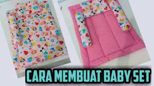 Paket kasur bayi kolam kelambu set bayi baru lahir / kasur baby nest f. Cara Menjahit Selimut Dan Bantal Guling Bayi Babynest Babyset Youtube