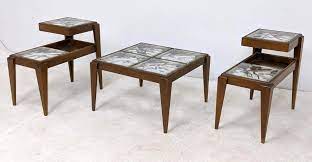 Well then lets make a new base for it! Sold Price 3pc American Modern Glass Block Coffee End Tables St February 2 0120 11 00 Am Est