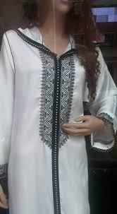 موديلات الجلابة المغربية بأحسن لون وهو اللون الأبيض Jalaba Moderne Moroccan Clothing Moroccan Fashion Best African Dresses