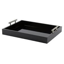 Wooden Black Wood Decorative Trays You Ll Love In 2021 Wayfair