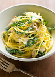 Smoked Trout Pasta With Lemon Creme Fraiche Oh Yes And A Little Leaf Or Two You Can Buy Smoked Trout As A Whole Fi Lemon Pasta Food Recipes