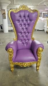 queen tiffany throne chair purple gold royal throne throne chair royal chair