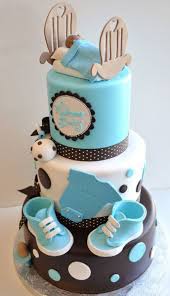 Bizcocho De Mickey Mouse Azul 20 Deliciosos Y Divertidos Pasteles Para Un Baby Shower Pasteles De Baby Shower Pasteles Pasteles De Tres Pisos