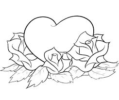 By best coloring pagesjuly 25th 2013. Heart Coloring Pages Printable Free Coloring Sheets Rose Coloring Pages Heart Coloring Pages Love Coloring Pages