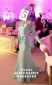 Muslim Fashion Hijab 3 Adoreee Ruffles Elbise Balo Elbisesi Kiyafet