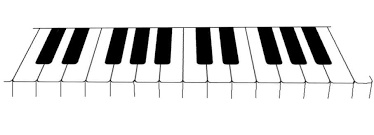 Clavichord mit kurzer oktave, beschriftet. 1 Musiklehre Training Pheim Musiks Jimdo Page