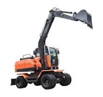 JG100Z 8.6 Ton Rubber Tire Excavator With Grappling Claw ...
