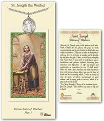 I have special confidence in you. Amazon Com Pewter Saint Joseph The Worker Medal With Laminated Holy Prayer Card Office Products