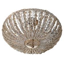 Pair Of Beaded Crystal Light Fixtures For Sale At 1stdibs