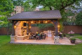 Design Ideas For Gazebo 14 Gazeboplansdesign Outdoor Kitchen Patio Backyard Kitchen Backyard Pavilion