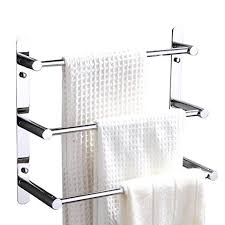 Contemporaine Poli Miroir Resistant A La Corrosion Haute Temperature Finition Chromee Durable P Accessoires Salle De Bain Porte Serviette Porte Serviette Mural