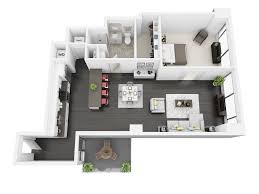 Watermarke Tower In Downtown Los Angeles Ca Is Now Offering One And Two Bedroom Apartments For Rent V Architectural Floor Plans Sims House Design House Plans
