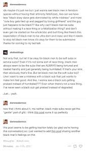 thoughts? as a black person in the kinky community ive definitely noticed  this : rgentlefemdom