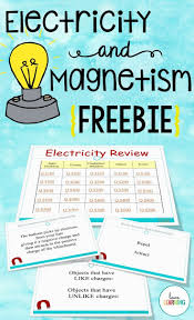 Freebie Electricity And Magnetism Review Game My Students Absolutely Love Playing Review Games This Science Electricity Teaching Science 6th Grade Science
