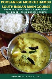 Mor Kuzhambu Poosanikkai Mor Kuzhambu Recipe In 2020 Indian Food Recipes Vegetarian Recipes Easy Summer Meals
