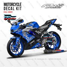 Photo of yzf r15 v3>. Decal R15 V3 Sky Blue Redbull Dg Stiker Dg Stiker Produsen Decal Striping Terbaik Indonesia