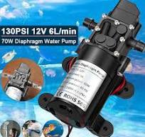 12V 130PSI Automatic High Pressure Diaphragm Water Pump for  Boat/Marine/RV/Home