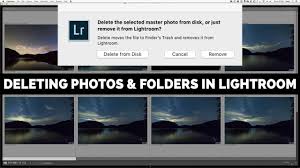 There are essentially two types of deletions in lightroom: How To Delete Or Move Photos In Adobe Photoshop Lightroom Classic Youtube