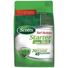 Scotts Turf Builder 3 Lb 1 000 Sq Ft Starter Brand Lawn Fertilizer 21701 The Home Depot Turf Builder Lawn Fertilizer Lawn Food