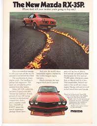 Mazdarx-3xpmagazineadvertisement Car Ads Mazda Classic Japanese Cars