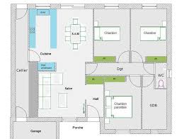 Esquisse 3d, plan au sol, plan en situation. Plan Maison 115 M2 4 Chambres Idees De Dcoration Politify Us