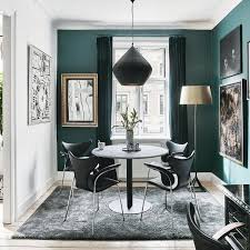 Elle Decor On Instagram The Design Of This Copenhagen Dining Room Is Photo Birgitta Green Dining Room Living Room Decor Modern Gold Living Room Decor