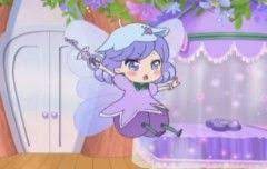Open The Door With The Latest Rilu Rilu Fairilu Yousei No Door Anime Teaser Anime Purple Flowers Teaser