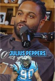 Very few people will make Cam Jordan star struck…then Julius Peppers walks  by 🚶🤩 #starstruck #juliuspeppers #nfl