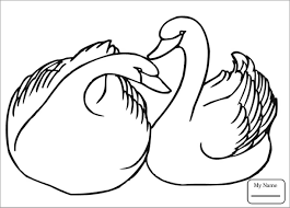 A long, delicately curved neck sets it apart from other birds. Swan Coloring Page For Kids Coloringbay