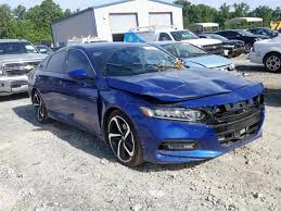 Honda has always offered a manual transmission in their flagship family sedan, after all, though they've never had a true sport model with a significant (60. Honda Accord Sport 2019 Blue 2 0l 4 Vin 1hgcv2e30ka012578 Free Car History