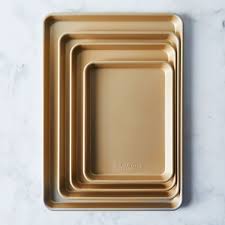 Nordic Ware Gold Nonstick Baking Sheet Sets Gold Kitchen Accessories Food 52 Nordic Ware