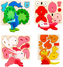 Then learning about the sounds each cute little animal makes in the wooden animal puzzle! Flick In Early Age Montessori 3d Wooden Puzzles For Kids Educational Developmental Wooden Colorful Jigsaw