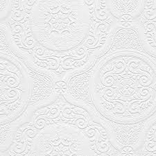 Lovely textured wall paper fine decor supatex acanthus pure white. Buy Norwall Nw48932 Carter Series Vinyl Textured Paintable Floral Scroll Boarded Square Design Large Wallpaper Roll 21 W X 33 L White Online In Canada B01gsrq1we