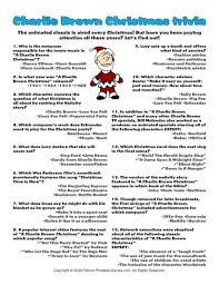 The holiday classic that was almost never made. Christmas Printable Christmas Games Christmas Trivia Charlie Brown Christmas