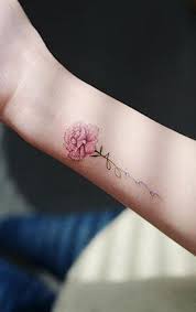 Pink Watercolor Rose Script Forearm Tattoo Ideas For Women Acuarela Rosa Ante Watercolor Tattoo Flower Flower Tattoo Foot Flower Tattoo