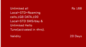 airtels rs 168 prepaid recharge plan 28gb data unlimited