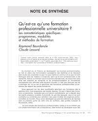 We did not find results for: Pdf Qu Est Ce Qu Une Formation Professionnelle Universitaire Les Caracteristiques Specifiques Programmes Modalites Et Methodes De Formation